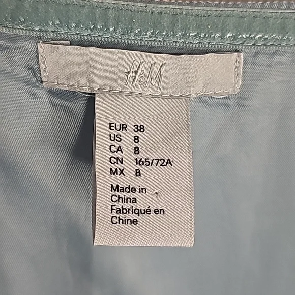 H&M Women Jumpsuit, Size 8, Color: Blue, Off white, orange - Picture 11 of 12